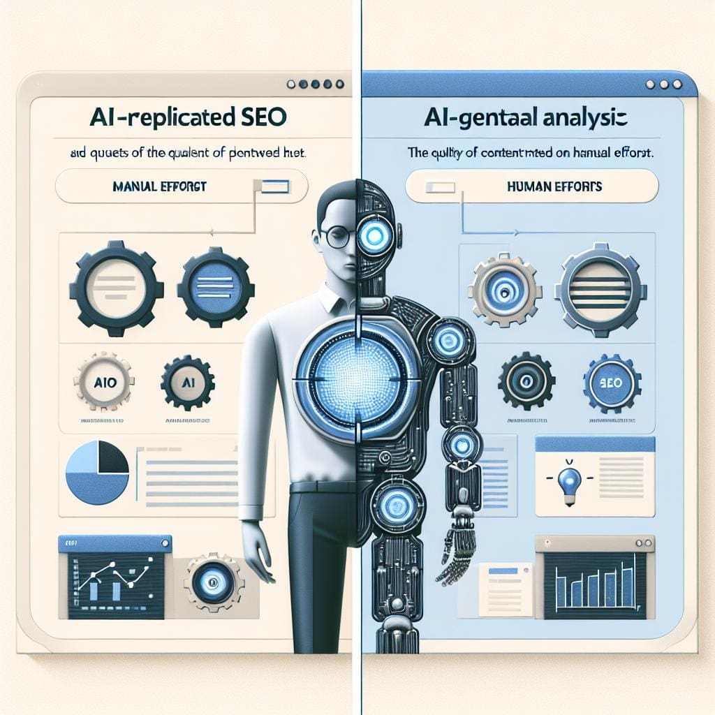 ai seo可以取代人寫嗎?解析ai seo和人工差異及內容品質