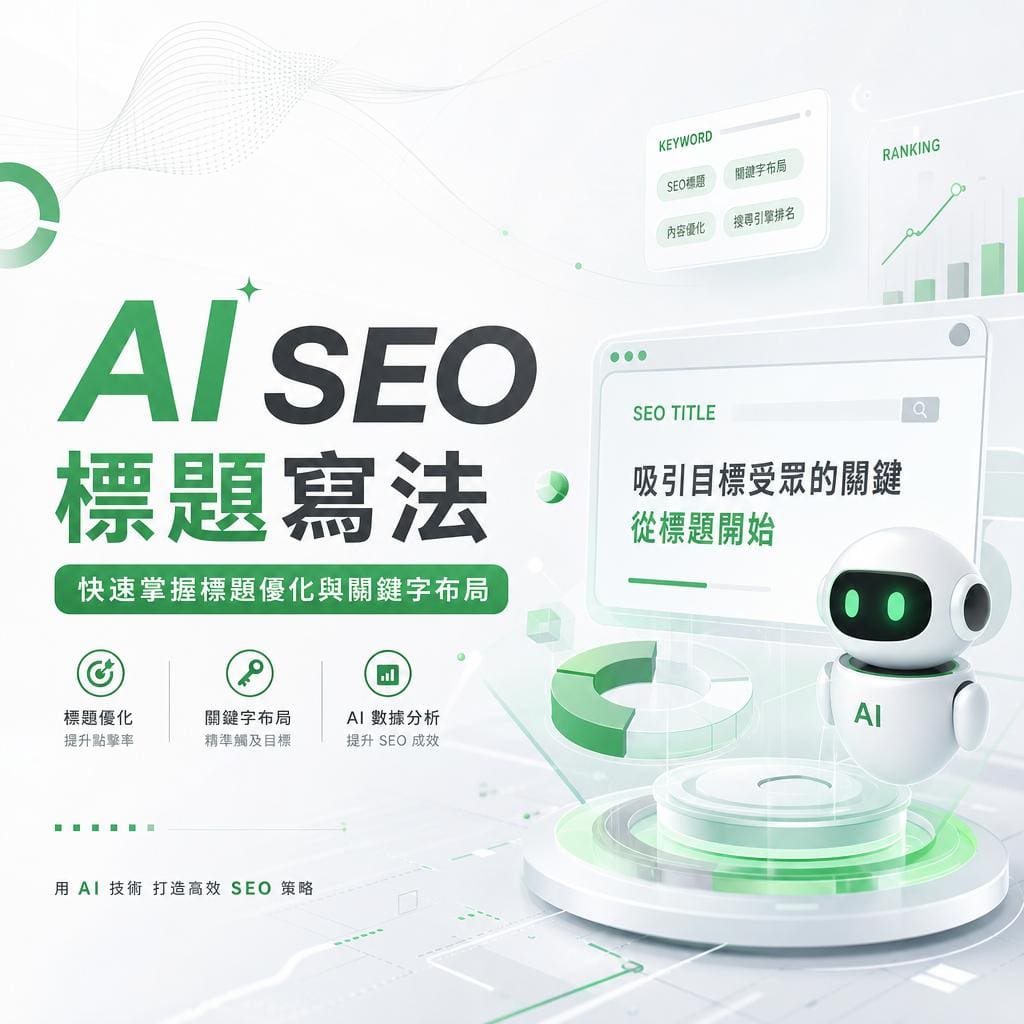 ai seo標題寫法:快速掌握標題優化與關鍵字布局