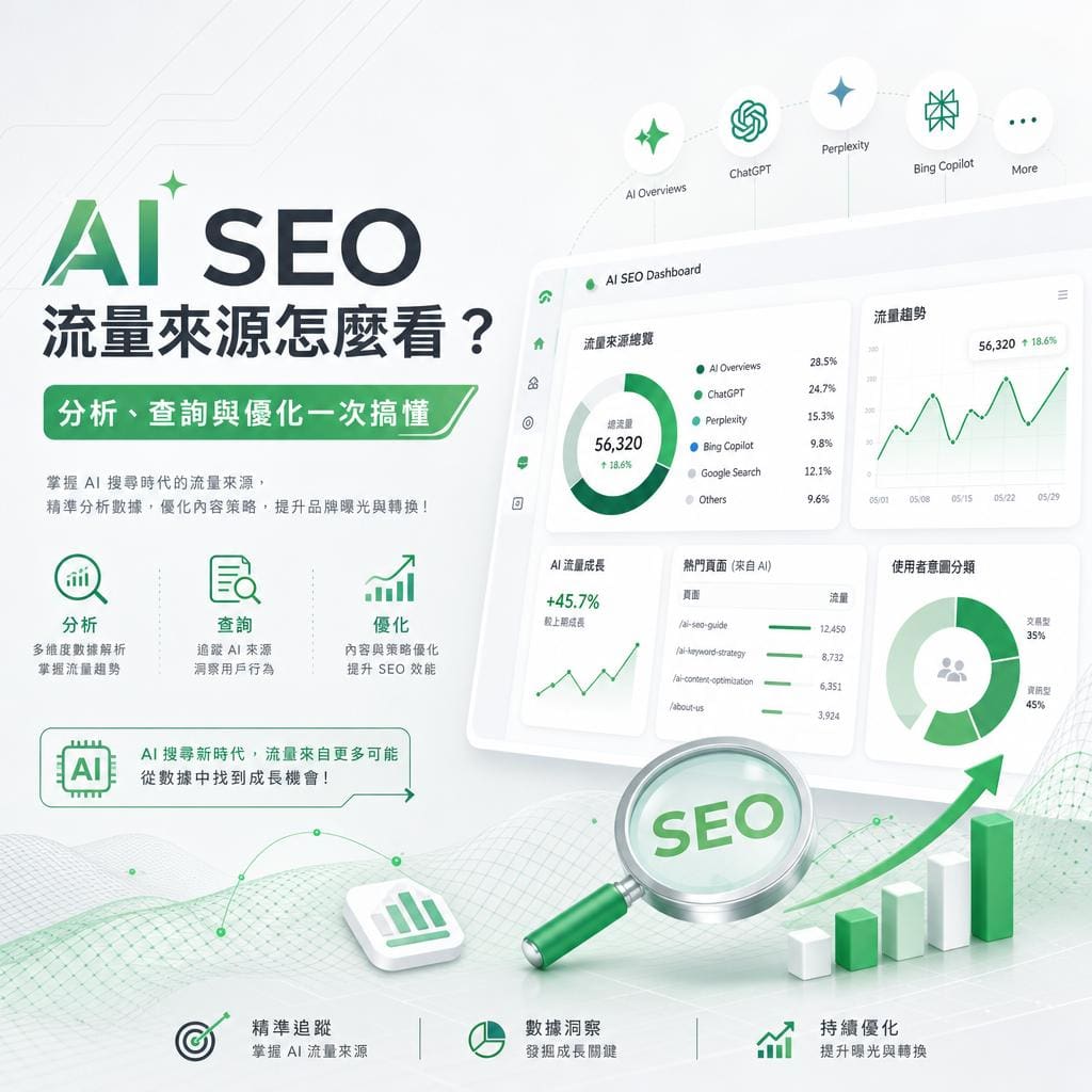 ai seo流量來源怎麼看？分析、查詢與優化一次搞懂