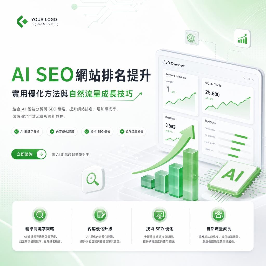 ai seo網站排名提升:實用優化方法與自然流量成長技巧