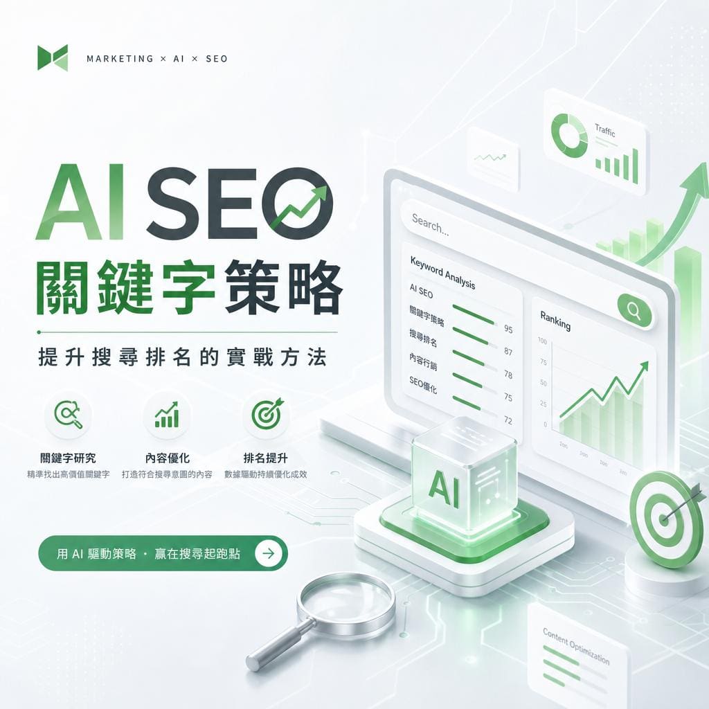 AI SEO關鍵字策略：提升搜尋排名的實戰方法