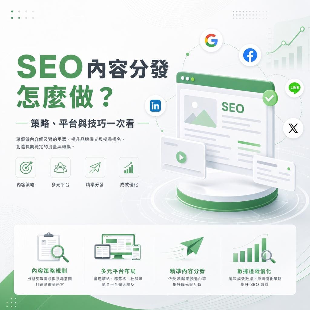 SEO內容分發怎麼做?策略、平台與技巧一次看