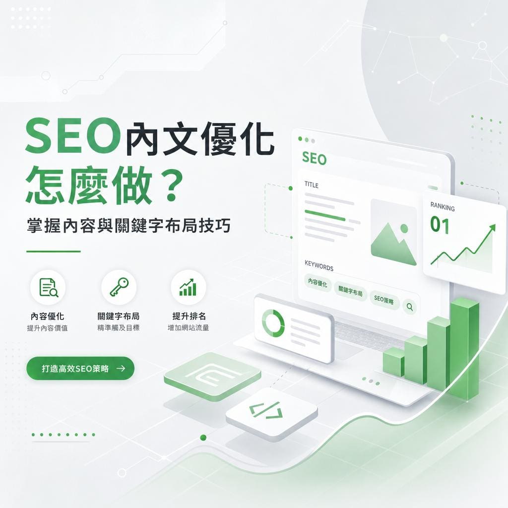 seo內文優化怎麼做？掌握內容與關鍵字布局技巧