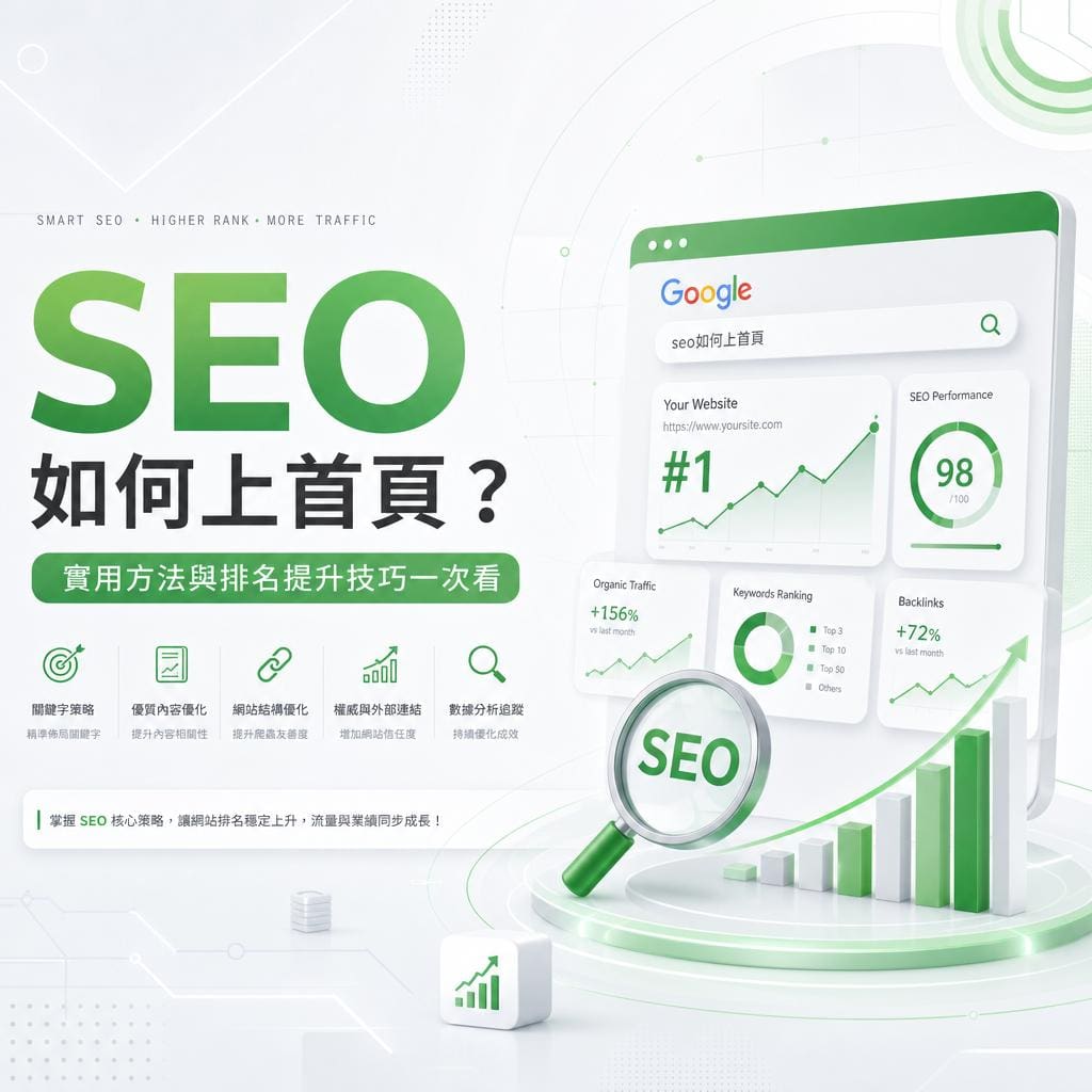 seo如何上首頁？實用方法與排名提升技巧一次看
